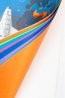 Папір кольоровий, 14 листів, 7 кольорів, А4, двосторонній.